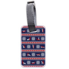 Christmas Deer Sex Luggage Tag (two Sides) by dimaV