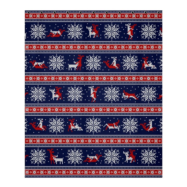 Christmas Deer Sex Shower Curtain 60  x 72  (Medium) 