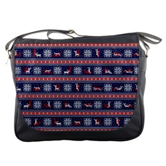 Christmas Deer Sex Messenger Bag by dimaV