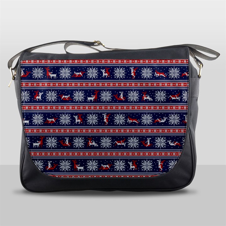 Christmas Deer Sex Messenger Bag