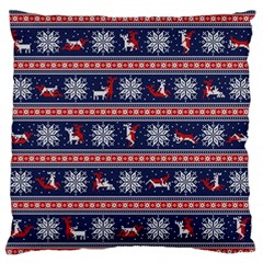 Christmas Deer Sex Standard Flano Cushion Case (two Sides) by dimaV