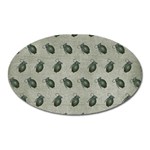 Army Green Hand Grenades Oval Magnet Front