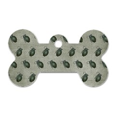 Army Green Hand Grenades Dog Tag Bone (one Side) by McCallaCoultureArmyShop