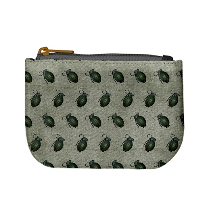 Army Green Hand Grenades Mini Coin Purse