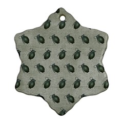 Army Green Hand Grenades Ornament (snowflake) by McCallaCoultureArmyShop