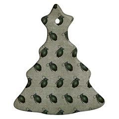 Army Green Hand Grenades Ornament (christmas Tree) 