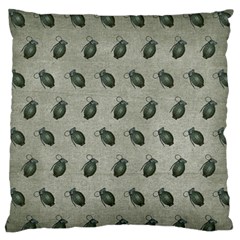 Army Green Hand Grenades Standard Flano Cushion Case (one Side) by McCallaCoultureArmyShop