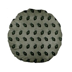 Army Green Hand Grenades Standard 15  Premium Flano Round Cushions by McCallaCoultureArmyShop