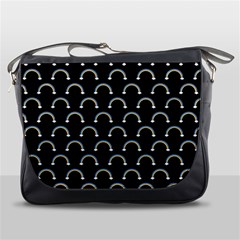 Pattern Arc En Ciel/nuages Messenger Bag by kcreatif