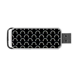 Pattern Arc En Ciel/nuages Portable Usb Flash (one Side) by kcreatif