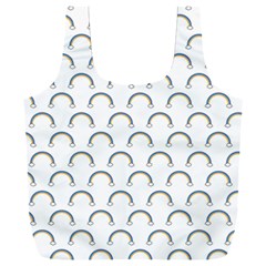 Pattern Arc En Ciel/nuagespng Full Print Recycle Bag (xxxl)