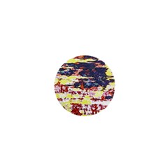 Multicolored Abstract Grunge Texture Print 1  Mini Buttons by dflcprintsclothing