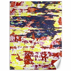 Multicolored Abstract Grunge Texture Print Canvas 36  X 48  by dflcprintsclothing