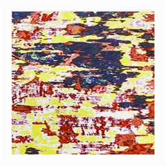 Multicolored Abstract Grunge Texture Print Medium Glasses Cloth (2 Sides)