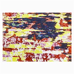 Multicolored Abstract Grunge Texture Print Large Glasses Cloth (2 Sides) by dflcprintsclothing