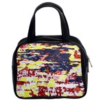 Multicolored Abstract Grunge Texture Print Classic Handbag (Two Sides) Front