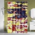 Multicolored Abstract Grunge Texture Print Shower Curtain 48  x 72  (Small)  Curtain(48  X 72 ) - 42.18 x64.8  Curtain(48  X 72 )