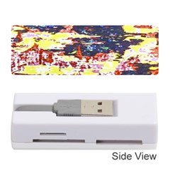 Multicolored Abstract Grunge Texture Print Memory Card Reader (stick) by dflcprintsclothing