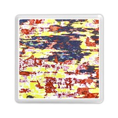 Multicolored Abstract Grunge Texture Print Memory Card Reader (square) by dflcprintsclothing