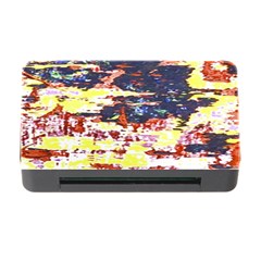 Multicolored Abstract Grunge Texture Print Memory Card Reader With Cf by dflcprintsclothing