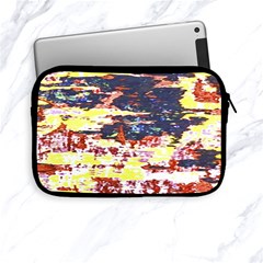 Multicolored Abstract Grunge Texture Print Apple Ipad Mini Zipper Cases by dflcprintsclothing