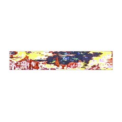 Multicolored Abstract Grunge Texture Print Flano Scarf (mini) by dflcprintsclothing