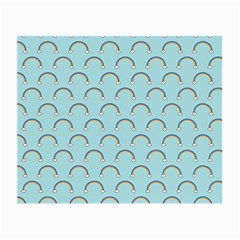 Pattern Arc En Ciel/nuages Small Glasses Cloth (2 Sides) by kcreatif