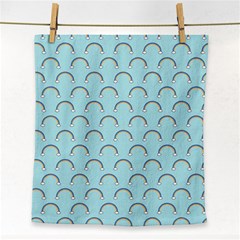 Pattern Arc En Ciel/nuages Face Towel by kcreatif