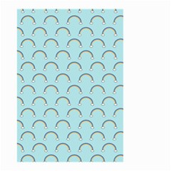 Pattern Arc En Ciel/nuages Small Garden Flag (two Sides) by kcreatif