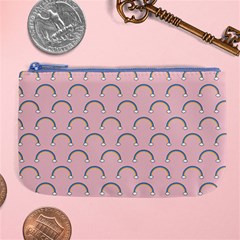 Pattern Arc En Ciel/nuages Large Coin Purse by kcreatif