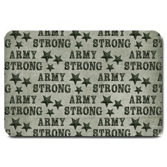 Army Stong Military Large Doormat  by McCallaCoultureArmyShop