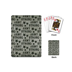 Army Stong Military Playing Cards Single Design (mini)