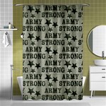 Army Stong Military Shower Curtain 48  x 72  (Small)  Curtain(48  X 72 ) - 42.18 x64.8  Curtain(48  X 72 )