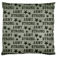 Army Stong Military Standard Flano Cushion Case (two Sides) by McCallaCoultureArmyShop