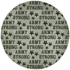 Army Stong Military Wooden Puzzle Round by McCallaCoultureArmyShop