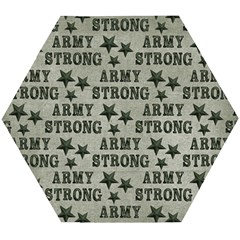 Army Stong Military Wooden Puzzle Hexagon by McCallaCoultureArmyShop