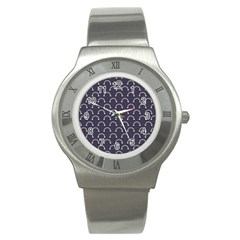 Pattern Arc En Ciel/nuages Stainless Steel Watch by kcreatif