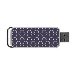 Pattern Arc En Ciel/nuages Portable Usb Flash (two Sides) by kcreatif