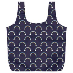 Pattern Arc En Ciel/nuages Full Print Recycle Bag (xxxl)