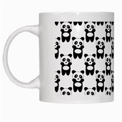 Pattern Bébé Panda White Mugs by kcreatif