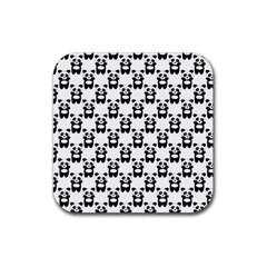 Pattern Bébé Panda Rubber Coaster (square)  by kcreatif