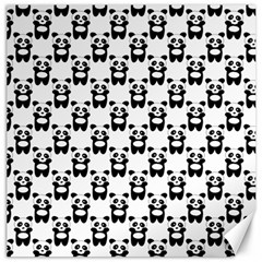 Pattern Bébé Panda Canvas 12  X 12  by kcreatif