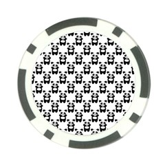 Pattern Bébé Panda Poker Chip Card Guard by kcreatif