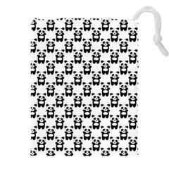 Pattern Bébé Panda Drawstring Pouch (4xl) by kcreatif