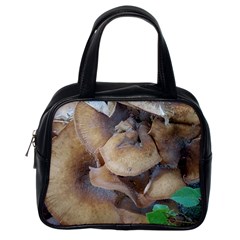 Close Up Mushroom Abstract Classic Handbag (one Side) by Fractalsandkaleidoscopes