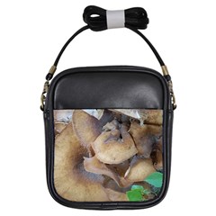 Close Up Mushroom Abstract Girls Sling Bag