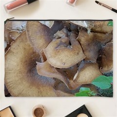 Close Up Mushroom Abstract Cosmetic Bag (xxxl) by Fractalsandkaleidoscopes