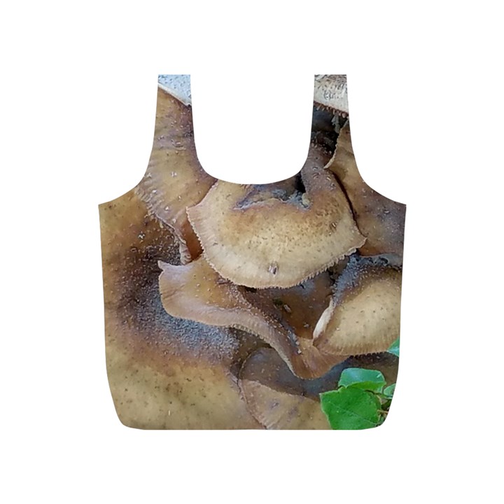 Close Up Mushroom Abstract Full Print Recycle Bag (S)