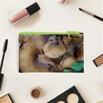 Close Up Mushroom Abstract Cosmetic Bag (XS) Back