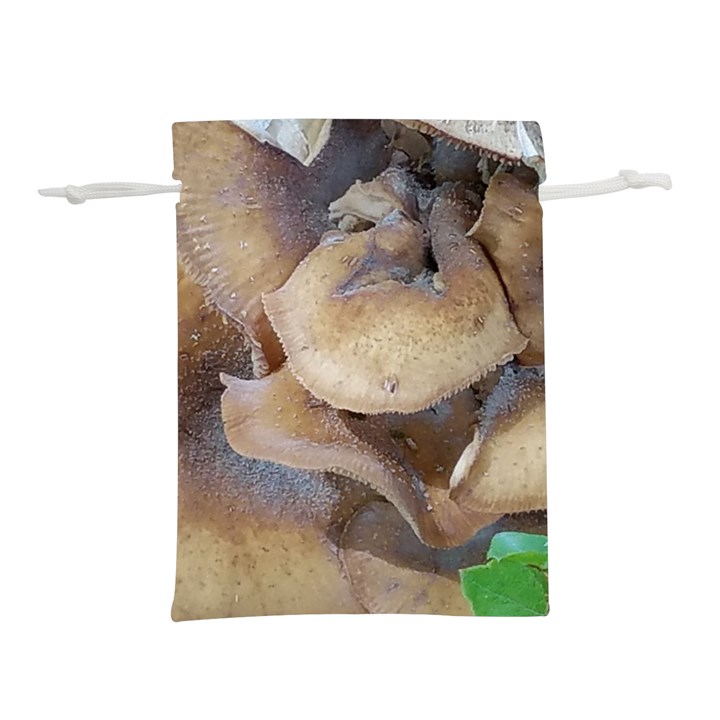 Close Up Mushroom Abstract Lightweight Drawstring Pouch (L)